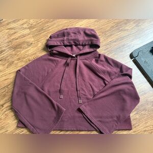 Athleta Women’s Maroon Crop Hoodie